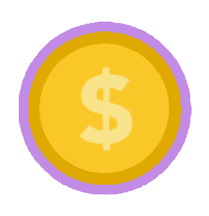 In this example, we load a GIF of a rotating coin that originally has a violet outline around it. Since we now want to reuse this animation in a new design where the outline is unnecessary, we simply erase the edge pixels by setting the outline thickness to 15. The program removes this number of pixels from all sides of the coin in every frame. To check the result, we enable the GIF playback option and check the sprites frame by frame to make sure the border is completely gone. (Source: Pexels.)