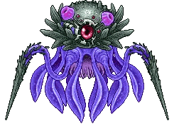 In this example, we load a classic GIF sprite animation of the Cyclobster character (a mutant jellyfish from the game "Metal Slug Attack"). To make Cyclobster stand out on any background, we add a solid black contour that's 4 pixels thick. The outline is applied to both the outer silhouette and inner areas of the animation across all frames. This way, no matter how Cyclobster moves, it always remains clearly visible with a thick border around it. (Source: SNK.)
