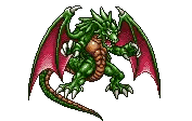 This example shows how to scale and reframe an animated dragon sprite from the Metal Slug Attack game using the "Stretch GIF to Edges" method. To achieve a 4:5 aspect ratio, we change the new canvas size to 240×300 pixels. The sprite is enlarged to match the new width, and empty vertical space is added to create the necessary canvas proportions. The background remains transparent, and to see it, we activate the "Show GIF Borders" option, which highlights the input sprite and output sprite boundaries. (Source: SNK.)