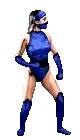 In this example, we convert an animation of Kitana (also known as Princess Kitana of Edenia) from the Mortal Kombat fighting game series into a static PNG image. We loop through the first six frames of the GIF but capture only the initial frame by entering the frame number "1" in the converter options, creating a PNG from this frame. This first frame shows her classic fighting pose. (Source: Midway Games.)