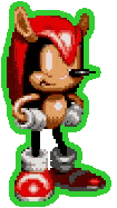 This example uses an animated sprite of Mighty the Armadillo from the Sonic the Hedgehog series. The character is surrounded by a bright lime-green outline that only traces the outer perimeter (inner gaps remain untouched). To remove just this external border, we activate the "Match Outer Perimeter" option and set the border removal width to 5 pixels. We also enable the "Remove Complex Outline" option to clean up leftover pixels near the hands and ears. The tool automatically detects the outline color and removes all green-like pixels that fall within a 10% radius of the color using the perceptual color matching method. The complex cleanup reaches 20 pixels deep into crevices. (Source: Sega.)