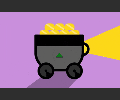 This example demonstrates how to use padding to create a neat visual framing effect in a GIF. We add 40 pixels of dark gray (#2e2e2e) padding to the top and bottom of animation frames. This creates a letterbox-style effect (found in old movies), making the cart appear to move through a tunnel. The left and right edges remain untouched to preserve the horizontal motion. The GIF's canvas height increases but its width remains unchanged. (Source: Pexels.)