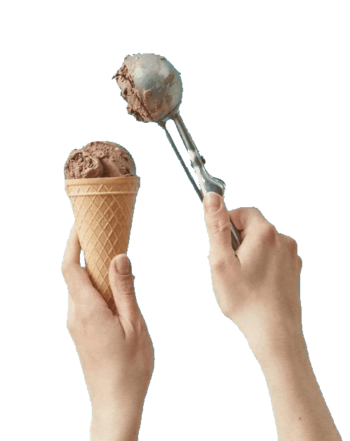 In this example, we start with a fully opaque JPG image that has no transparency and convert it into a transparent GIF by removing its background. To do it, we click on the light blue background color in the input JPG and activate the "Create a Transparent GIF" option. The color similarity setting of 21% allows us to remove all of the slightly different shades of the selected blue color that are present in the background and around the ice cream cone. (Source: Pexels.)