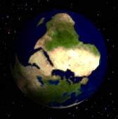 In this example, we view a GIF of a rotating (upside-down) Earth. We set a custom playback speed of 4 frames per second (250ms per frame), which is slower than the original GIF, and also enable the reverse viewer option that shows the GIF animation from the last frame to the first. We also set the output to display the 42nd frame, which shows Africa. (GIF source: Wikipedia.)