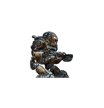 In this example, we remove a large amount of transparent space surrounding a Metal Slug Gigant sprite. When the animation was created, the wrong canvas size was entered in the export options, and as a result, it's totally oversized, making the Slug Giant appear tiny. To fix this issue, we use our tool to precisely cut 100 pixels from the left, right, top, and bottom sides, creating a compact, borderless GIF that minimizes unused pixel data for faster loading times. (Source: SNK.)