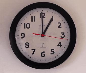 This example shows the additional use-case of this program that lets you replace colors anywhere in the GIF (not just background). Here, we recolor an animation of a wall clock. We replace the black color of clock's bezel with the blue color. As the black color has several light flash reflection spots, we use approximate color matching of 21 percent to match these lighter tones of black. The blue replacement color is entered with its RGB code rgb(0, 0, 170). Also notice that the clock's hands and hour numbers also got recolored. (Source: Pexels.)